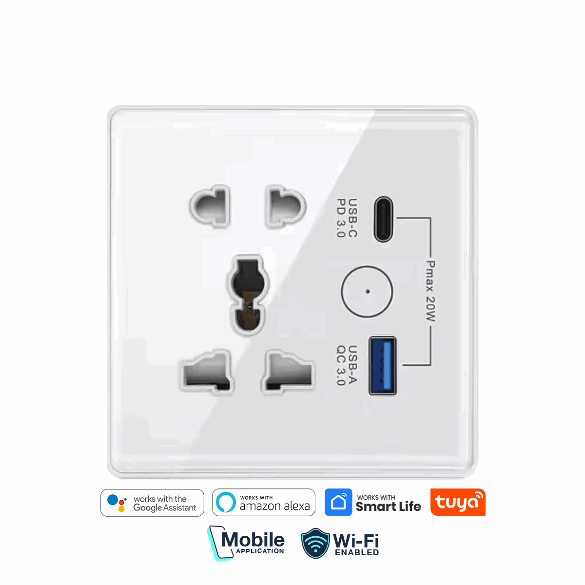 Smart Wall Socket – 10A/13A