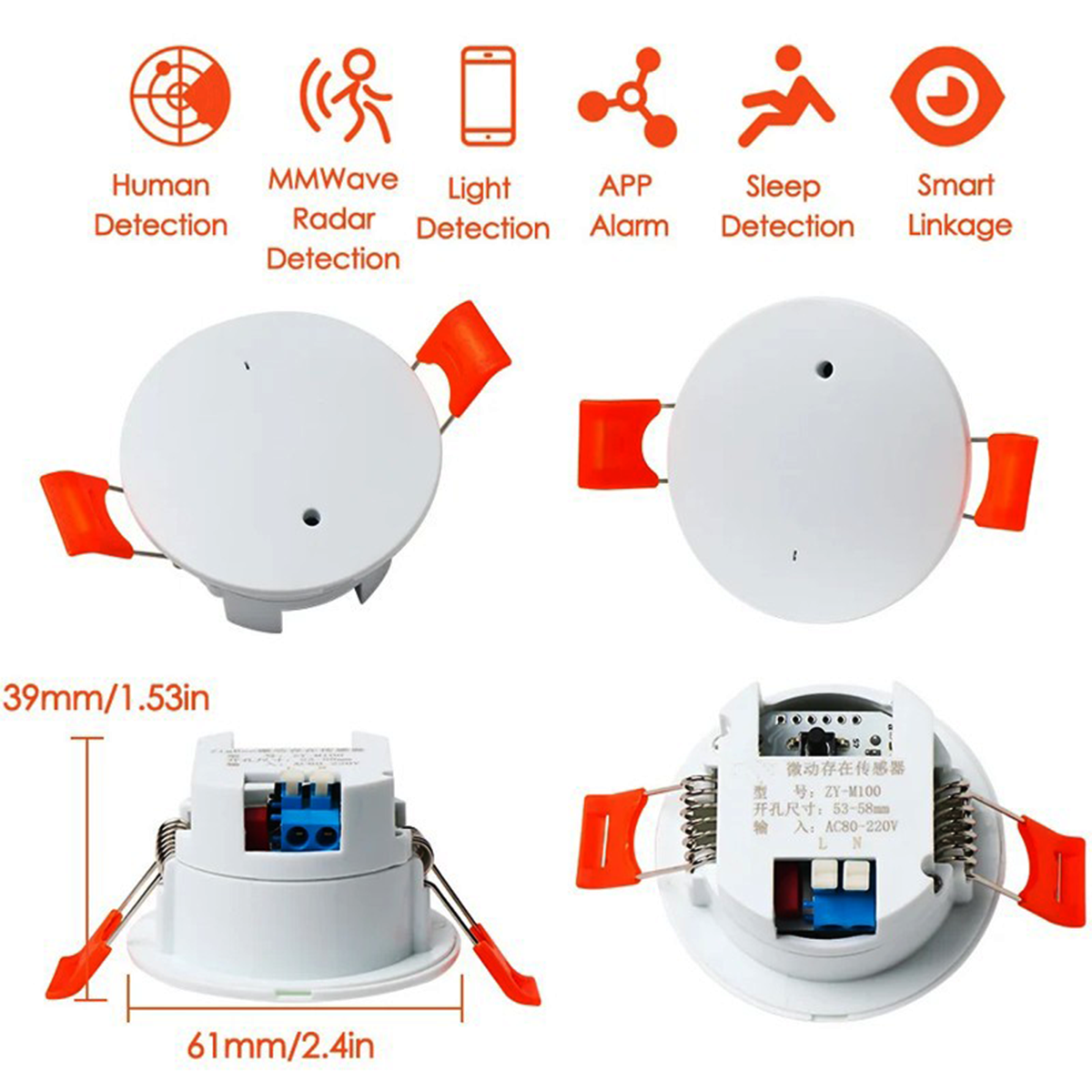 Smart Human Presence Sensor Radar Sensor - 5.8Ghz