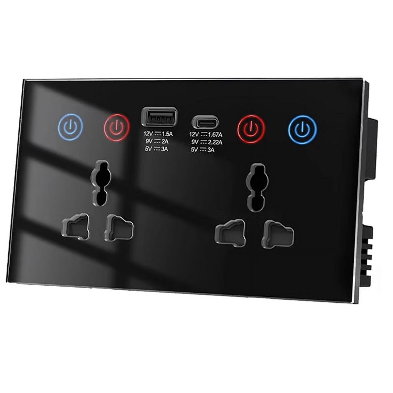 Smart WiFi Dual Wall Socket With USB/C-Type