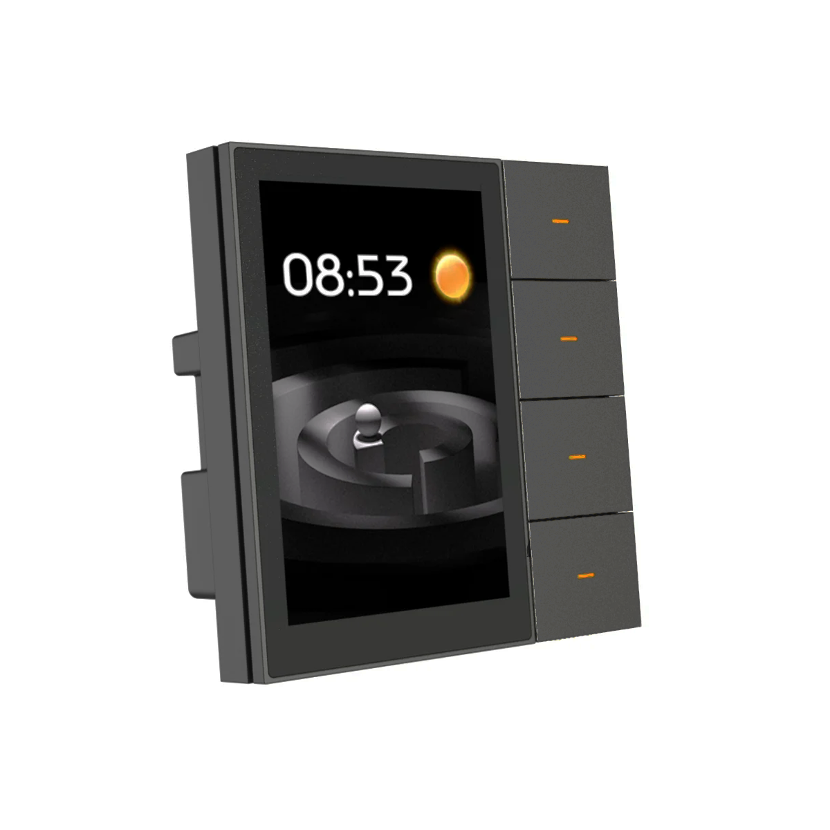 Smart Touch Panel Control With 4 Gang Switch