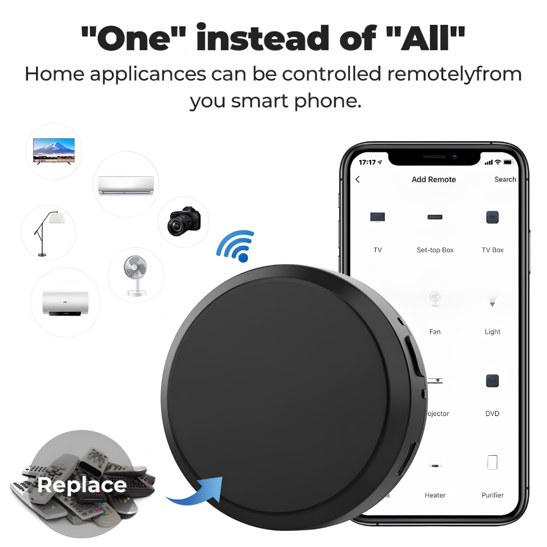 Smart WiFi IR + RF Universal Remote Controller