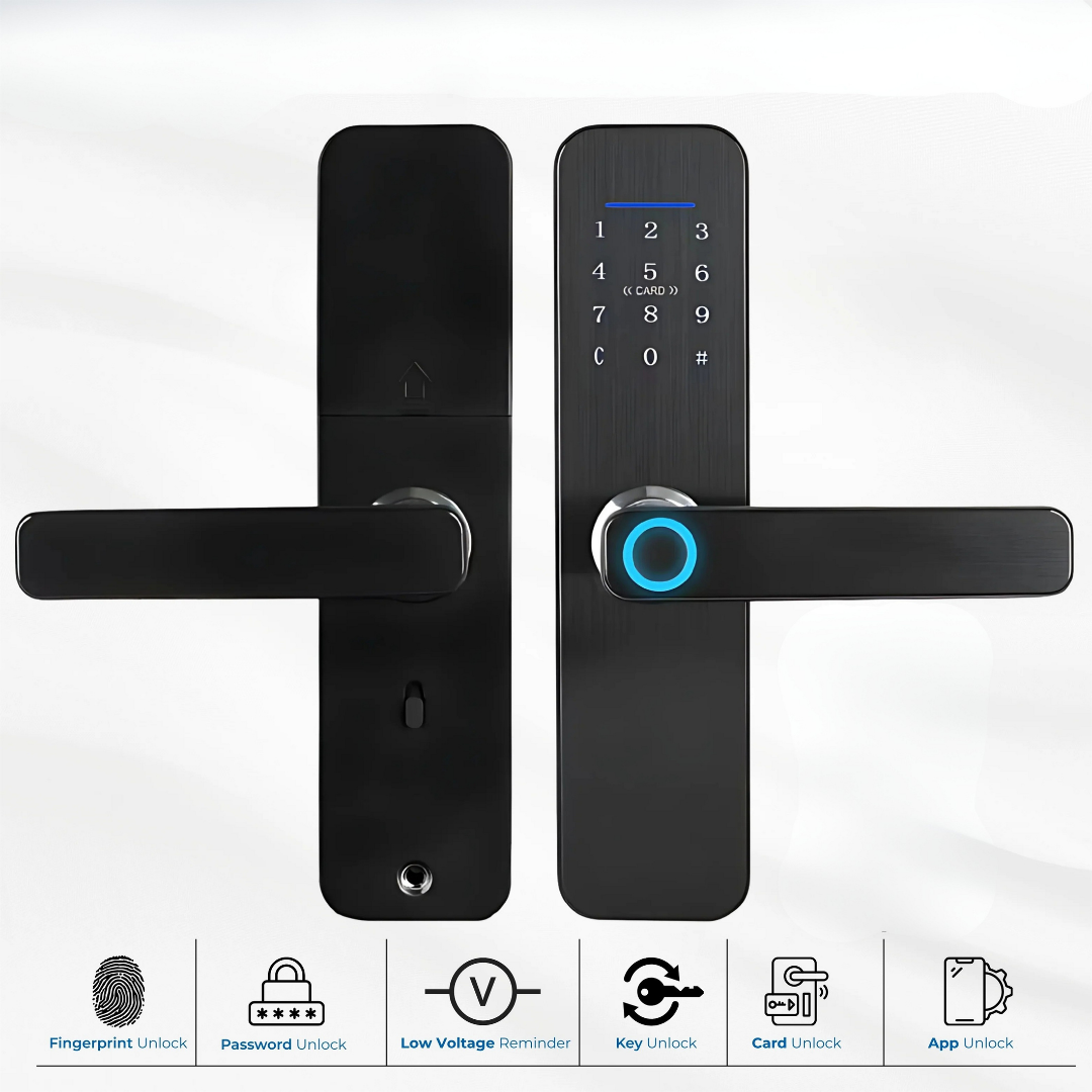 Smart WiFi Digital Door Lock – 5-in-1 Keyless Entry System