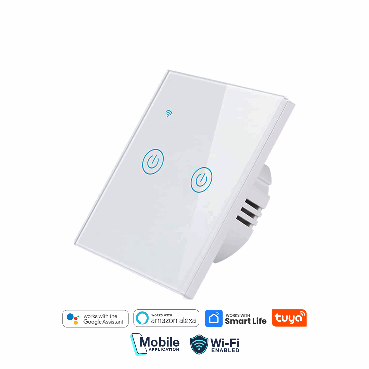 2 Gang WiFi Smart Touch Switch