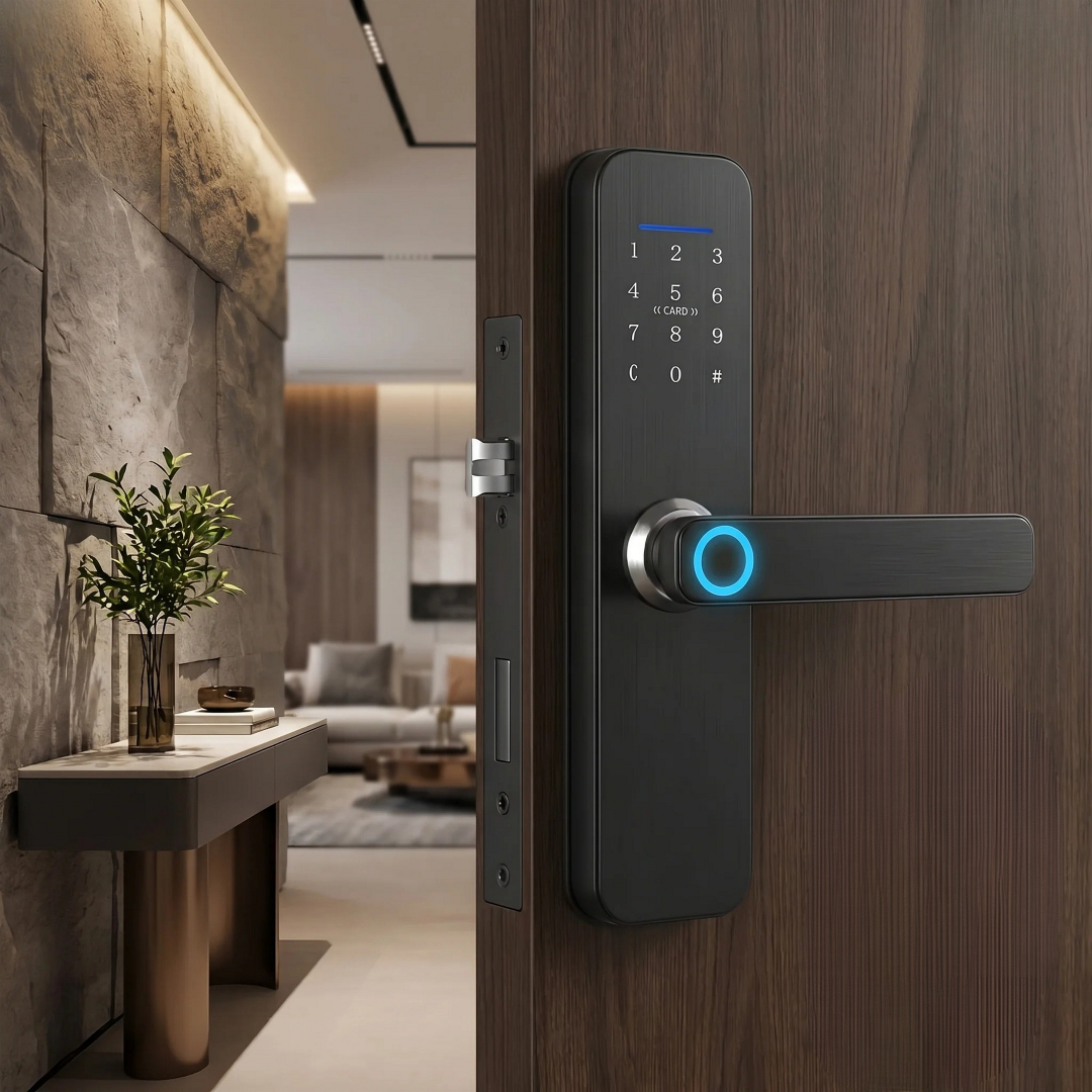 Smart WiFi Digital Door Lock – 5-in-1 Keyless Entry System