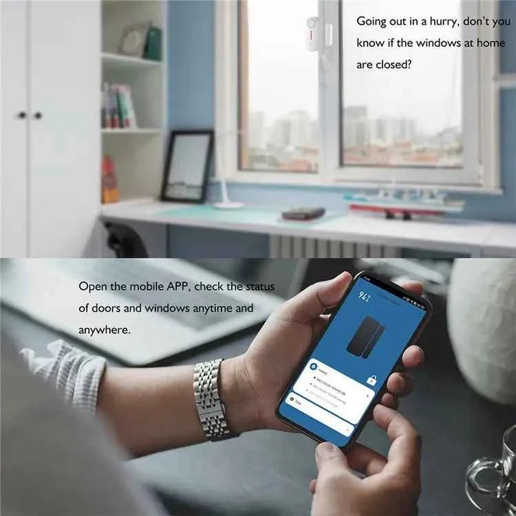 Smart WiFi Door & Window Sensor with Built in Buzzer