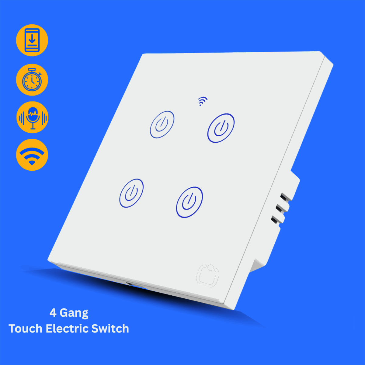 4 Gang WiFi Smart Touch Switch Pakistan