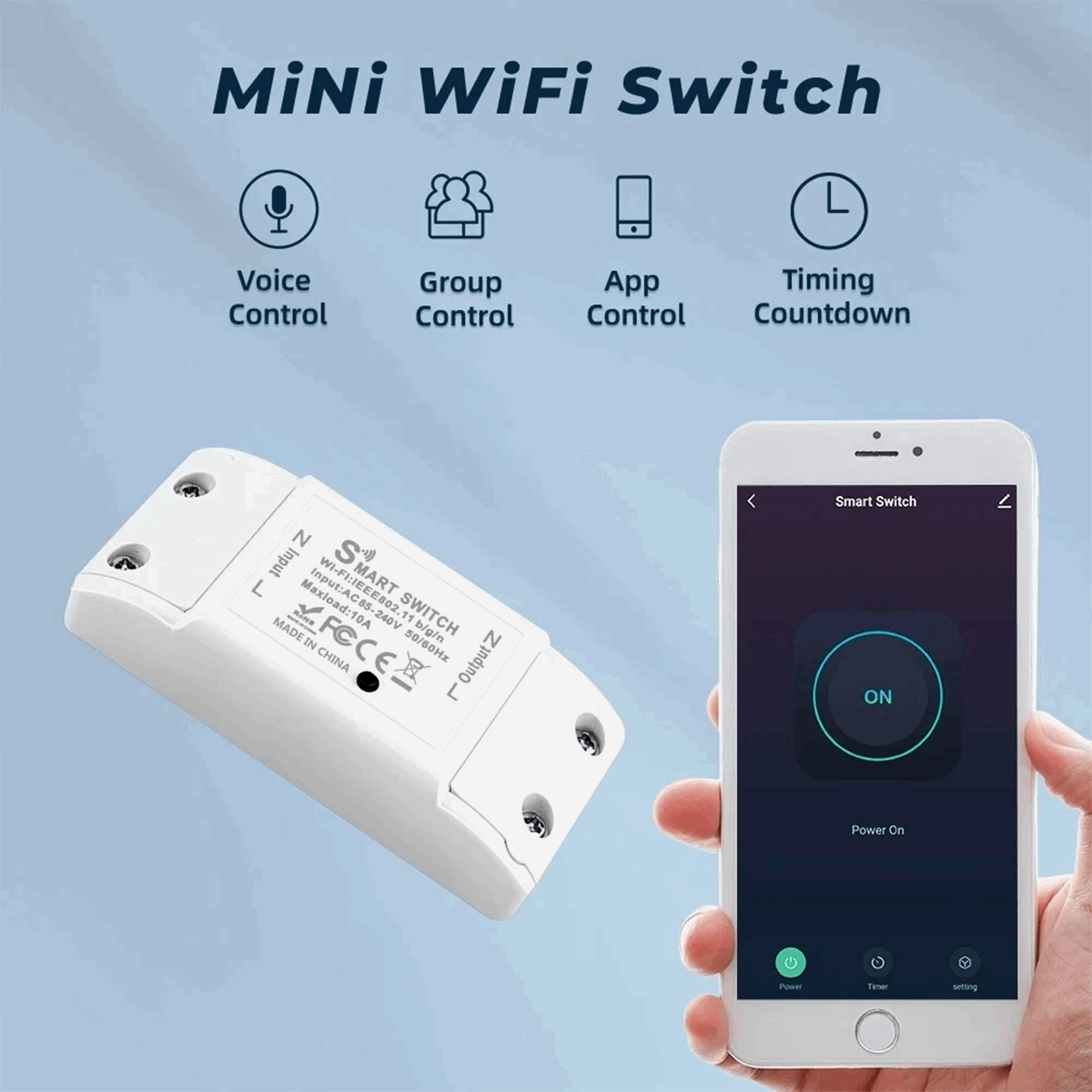 Smart In Wall 1 Gang Switch 16A