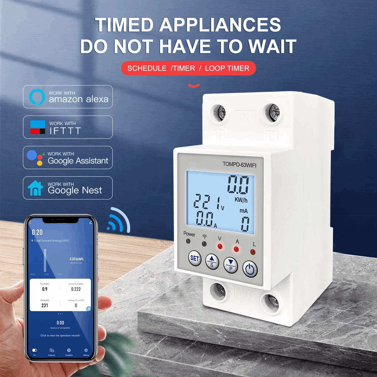 Smart Power Breaker 2P –  63A