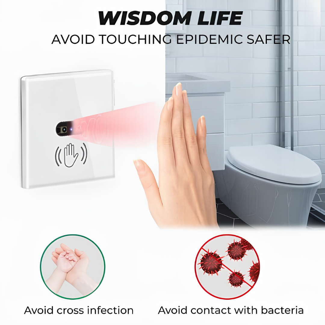 Touchless Infrared Non-Contact Wall Sensor Switch