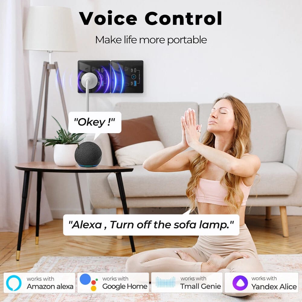 Smart Wall Socket – 13A USB / C-Type