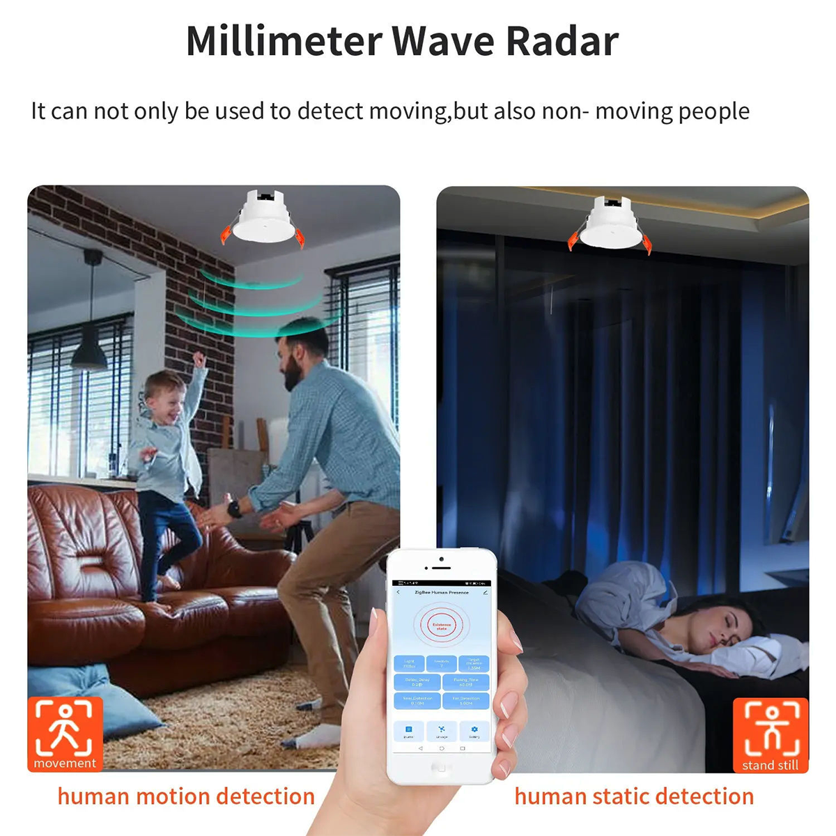 Smart Human Presence Sensor Radar Sensor - 5.8Ghz