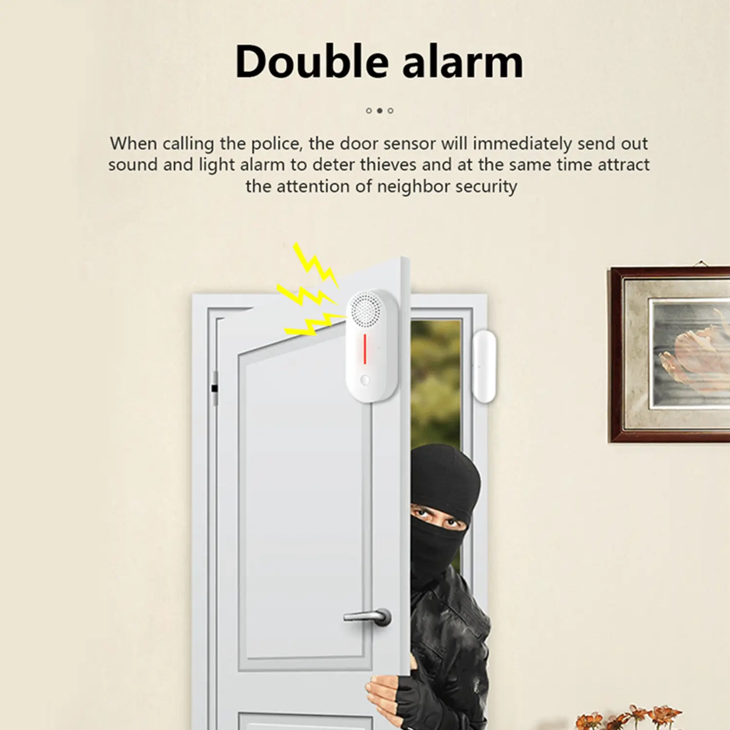 Smart WiFi Door & Window Sensor with Built in Buzzer