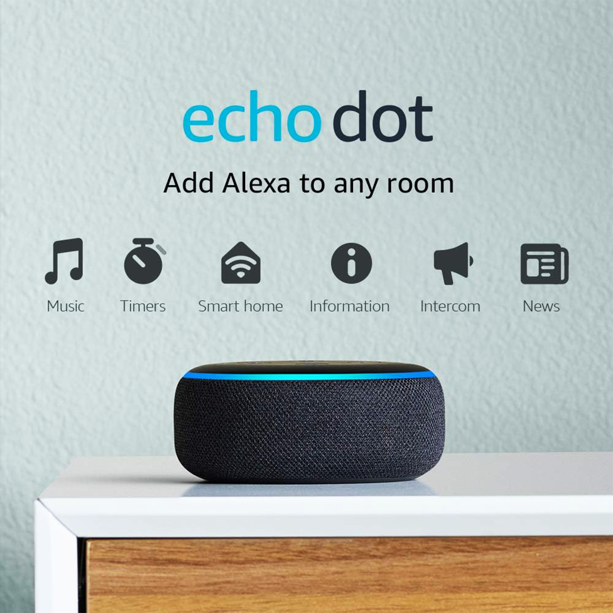 Amazon Echo Dot 3rd Generation Control 