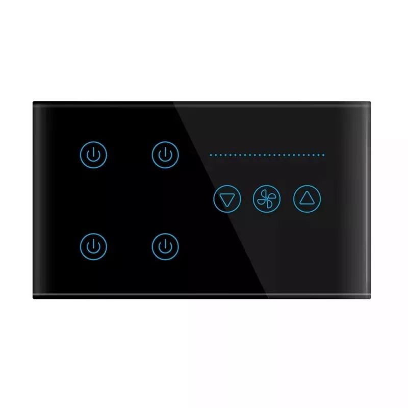 Smart 4 Gang Fan Switch for Seamless Home Control