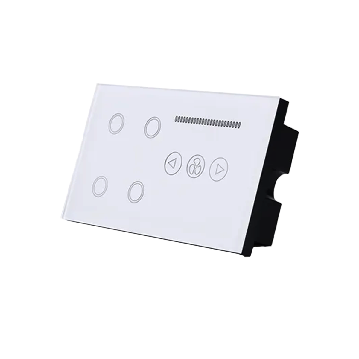 Smart 4 Gang + Fan Switch Side