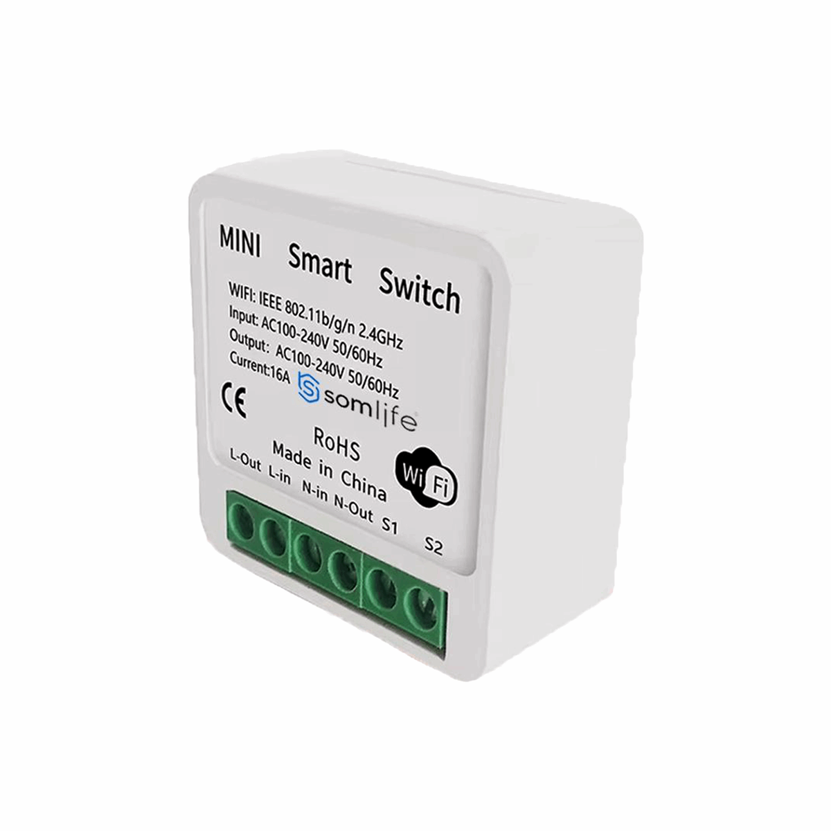 Smart In Wall Mini Switch 1 to 4 Gang
