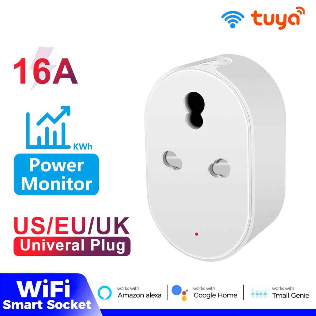 Smart WiFi 16A Power Plug wifi