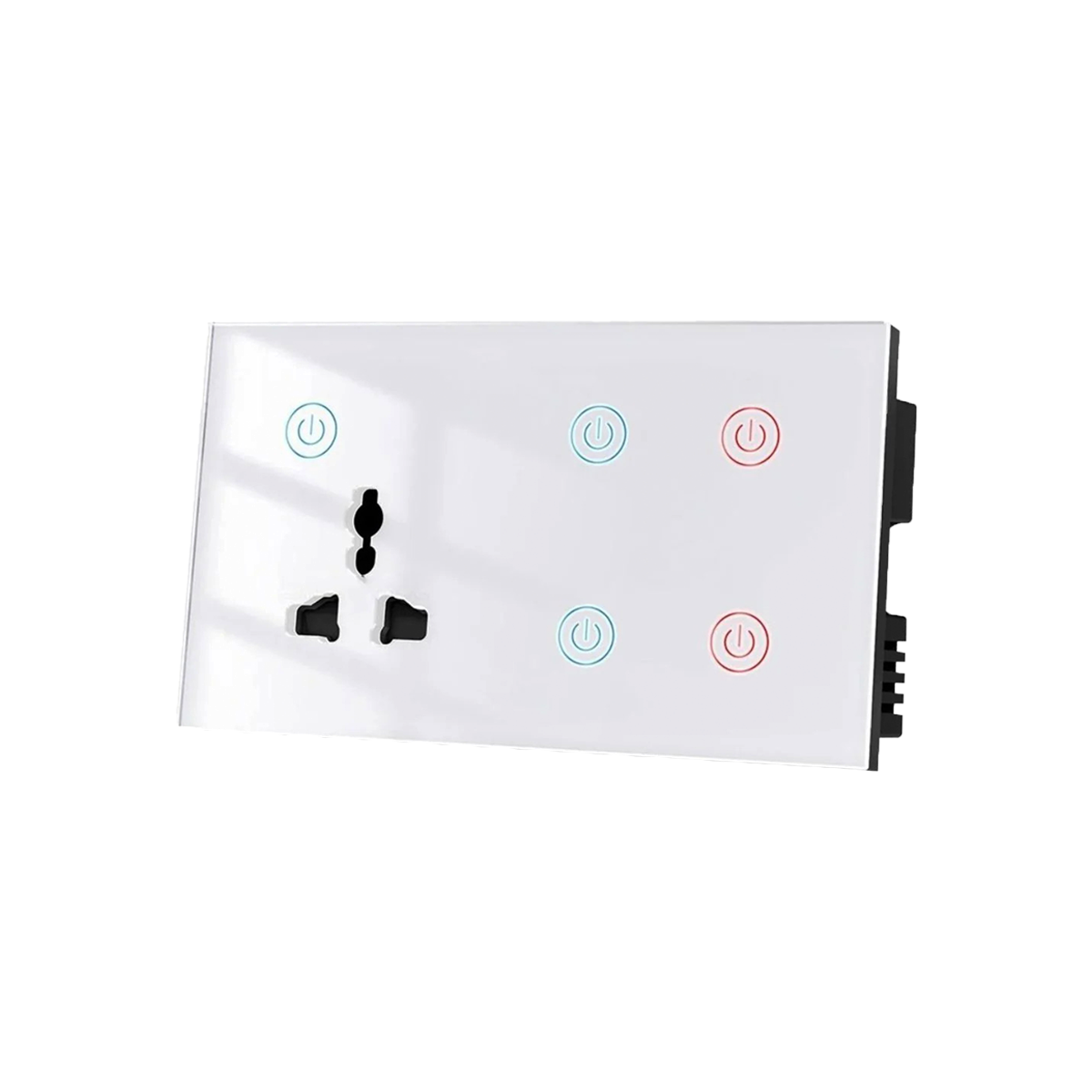 Smart WiFi 4 gang + Socket Wall Switch