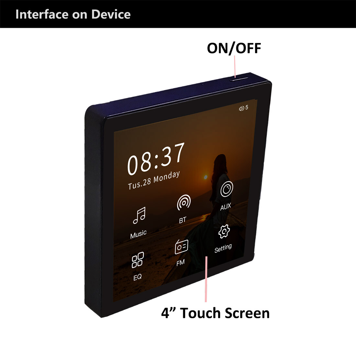 Touch Smart  Panel with Alexa 