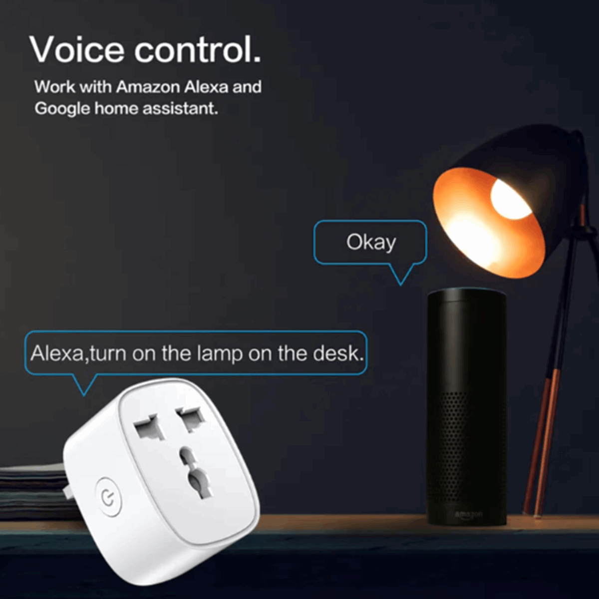 Universal Smart Wifi Plug 16A Voice Control